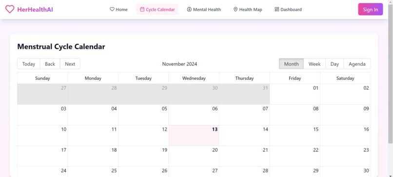 HerHealth AI – screenshot 2