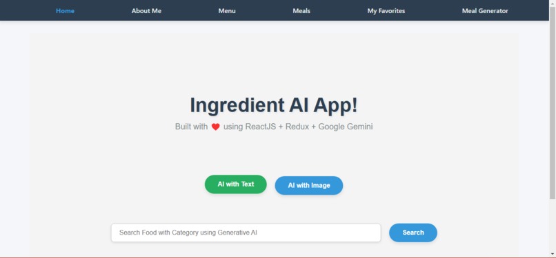 Ingredient AI App – screenshot 1