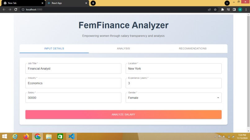 FemFinance Analyzer – screenshot 3