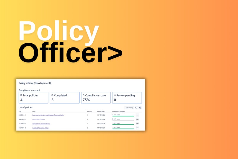 Policy officer – screenshot 1