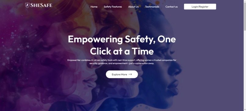 SheSafe – screenshot 1