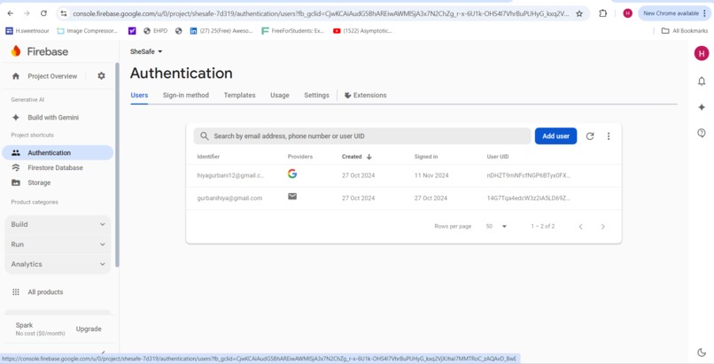 SheSafe – screenshot 5