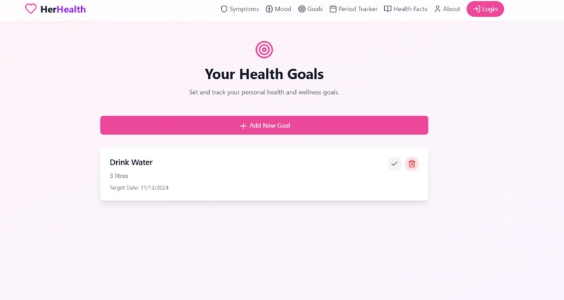 HerHealth – screenshot 3