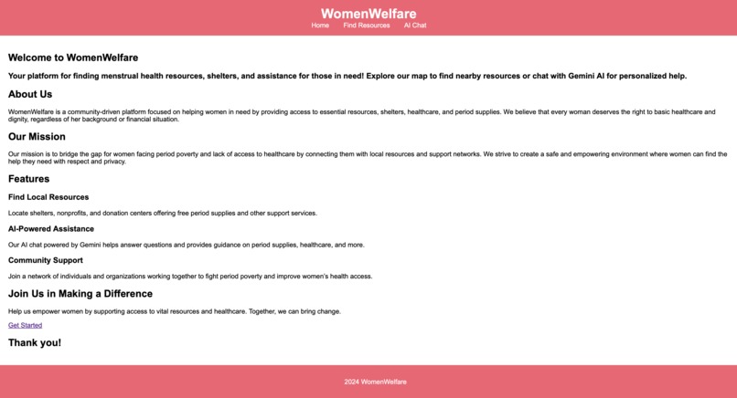 WomenWelfare – screenshot 1
