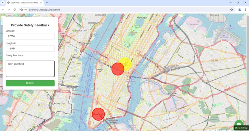 HerSafeSpace – screenshot 1