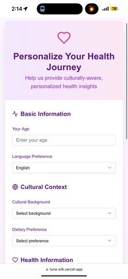 LUNA: AI-Powered Women's Health Companion – screenshot 6