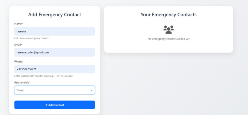 SafeAlertHer – screenshot 5