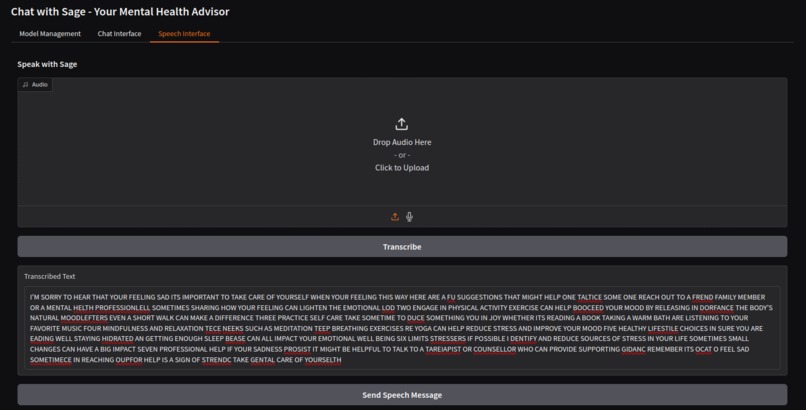 Generative AI for Personalized Mental Health Recommendations – screenshot 7