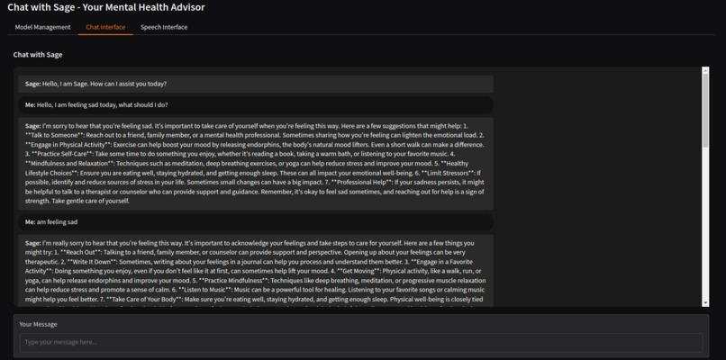 Generative AI for Personalized Mental Health Recommendations – screenshot 3