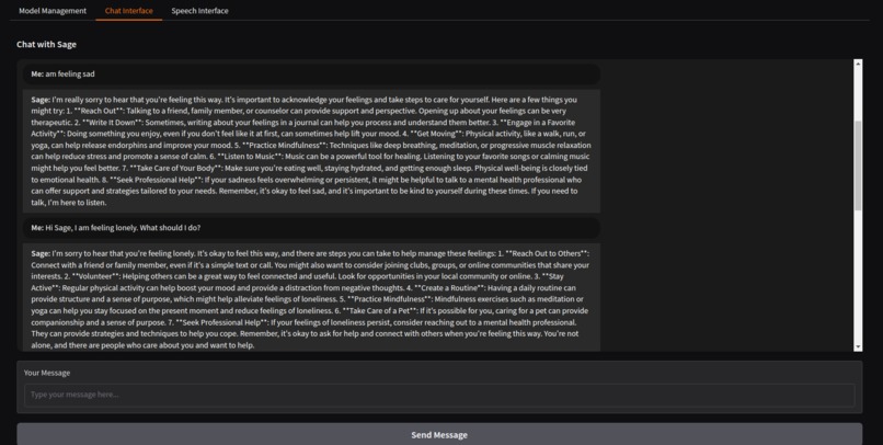 Generative AI for Personalized Mental Health Recommendations – screenshot 4
