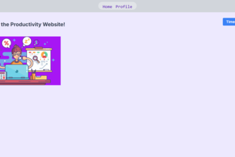 Productivity website