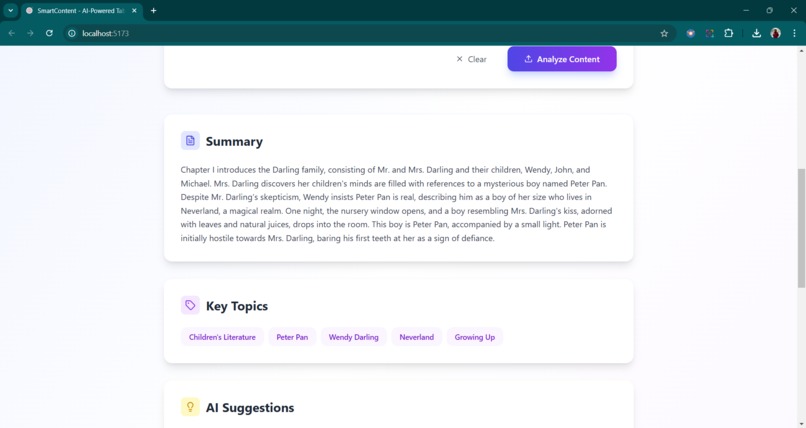 SmartContent – screenshot 2