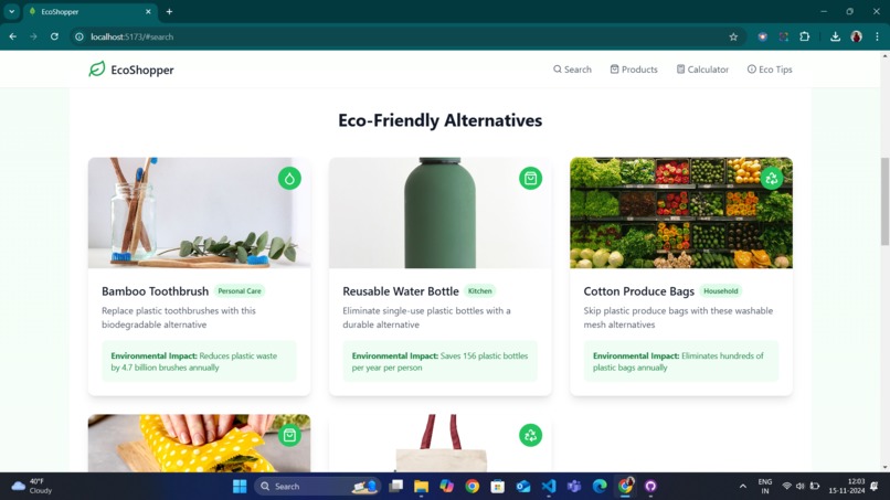 EcoShopper – screenshot 2