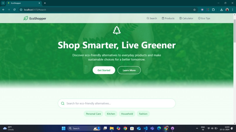 EcoShopper – screenshot 1
