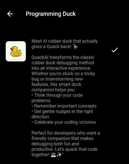 QuackAI: Programming Duck that actually gives a Qwack! – screenshot 2