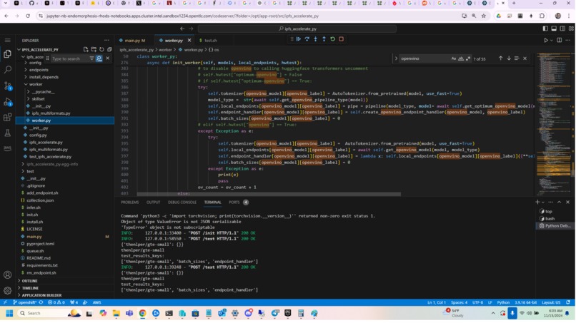 parallel synthetic data generator and endpoint demultiplexer – screenshot 2