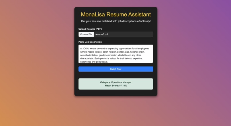 MonaLisa – screenshot 1