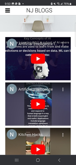 NJ Blogs App – screenshot 4