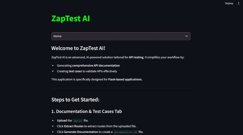 ZapTest AI – screenshot 1