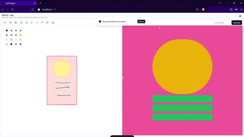 lighting app  – screenshot 1
