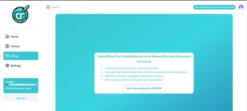 ContentFlow - Your AI-Powered Content Generation Platform – screenshot 5