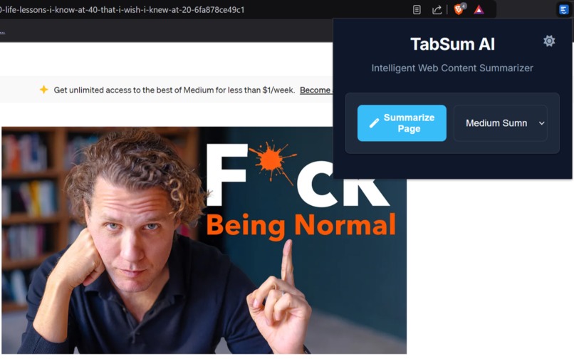 TubSum AI – screenshot 2