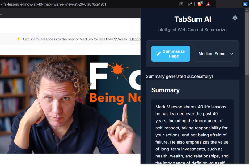 TubSum AI – screenshot 4