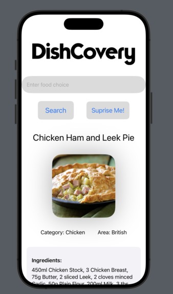 DishCovery – screenshot 2