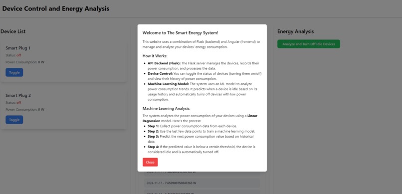 Smart Energy Management System – screenshot 1