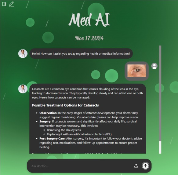 MedAI – screenshot 2