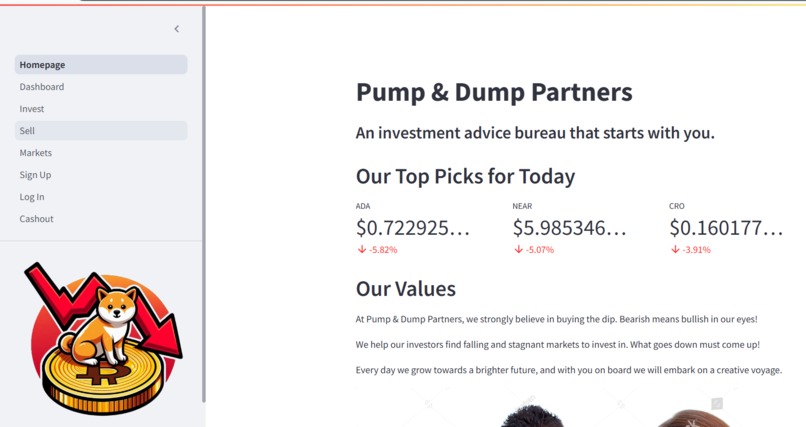 Pump & Dump Partners – screenshot 1