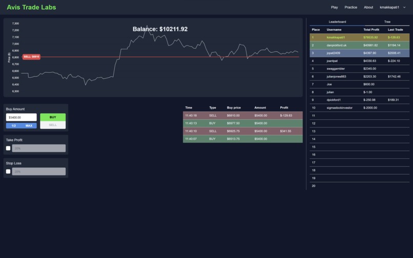 Avis Trade Labs – screenshot 1