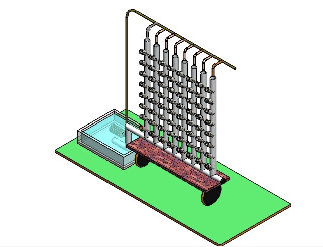 Mobile Vertical Home Garden Unit for Urban Areas – screenshot 1
