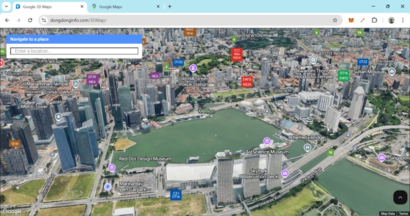 Singapore 3D Map – screenshot 1