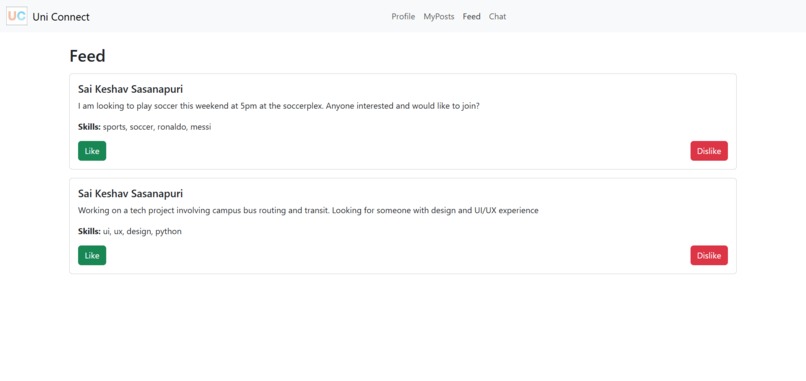 UniConnect – screenshot 5