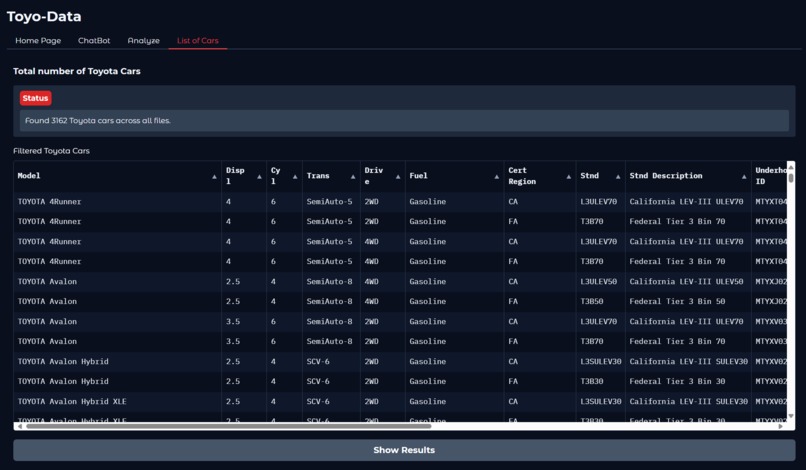 Toyo-DATA – screenshot 8