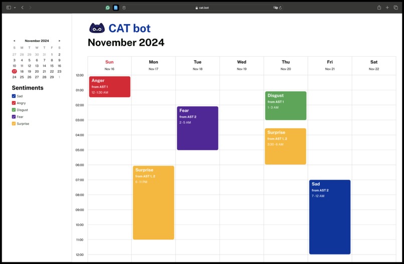 CATBot – screenshot 4