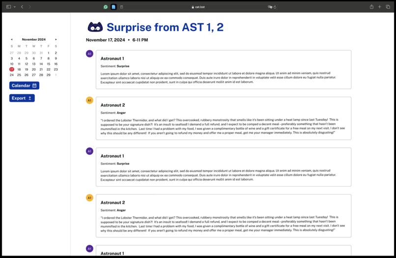 CATBot – screenshot 5