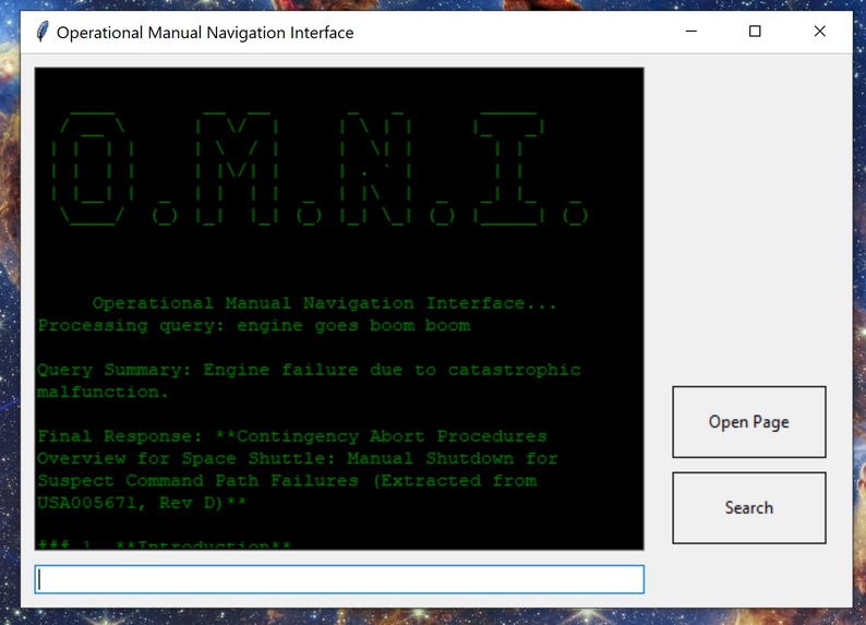 Operational Manual Navigation Interface (OMNI) – screenshot 2