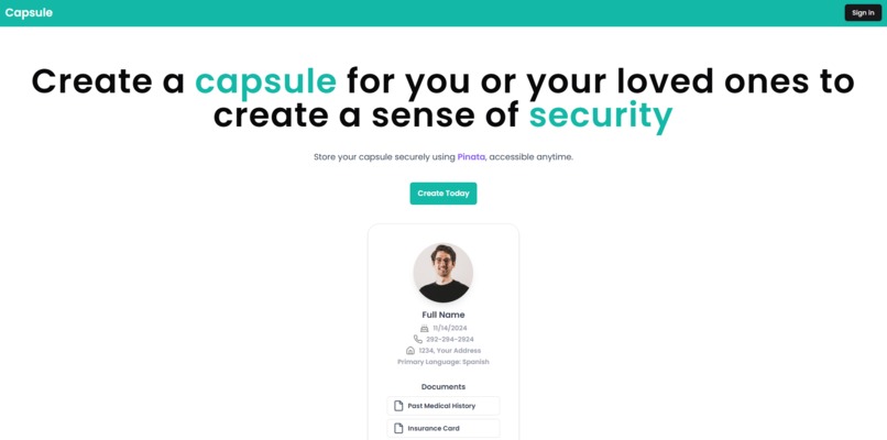 Capsule – screenshot 1