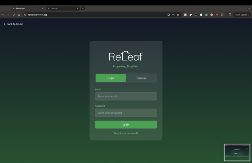 ReLeaf – screenshot 2