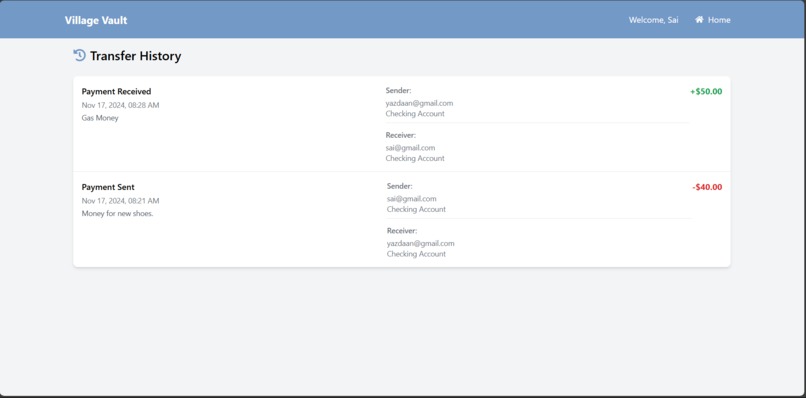 Village Vault Banking App – screenshot 5