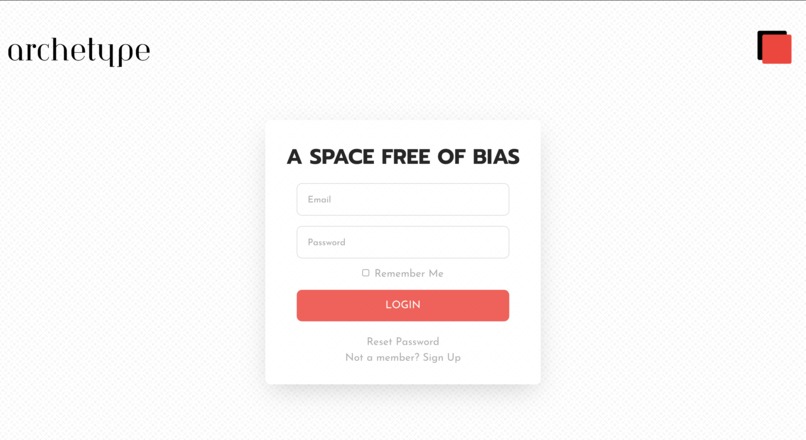 Archetype | Bias-Free Professional Recruitment – screenshot 3