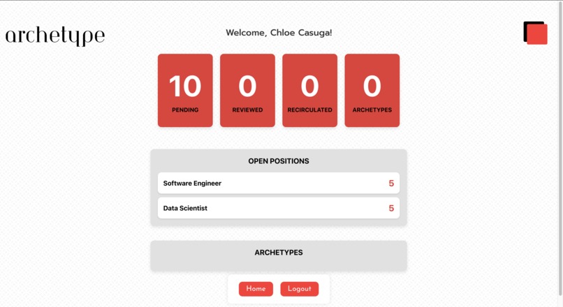 Archetype | Bias-Free Professional Recruitment – screenshot 5