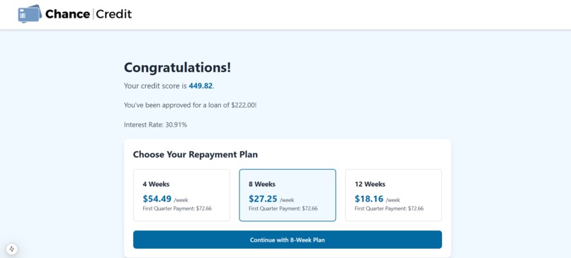 Chance Credit – screenshot 4