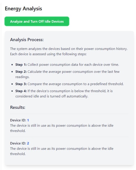 Smart Energy Management System – screenshot 3