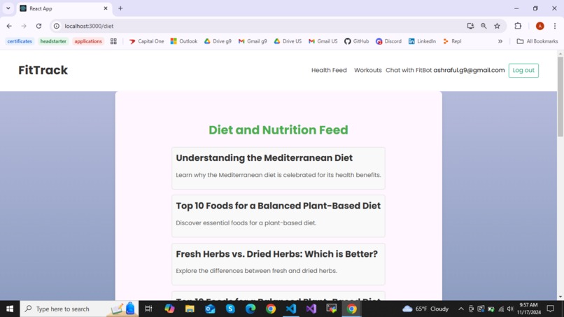 Fitrack – screenshot 3