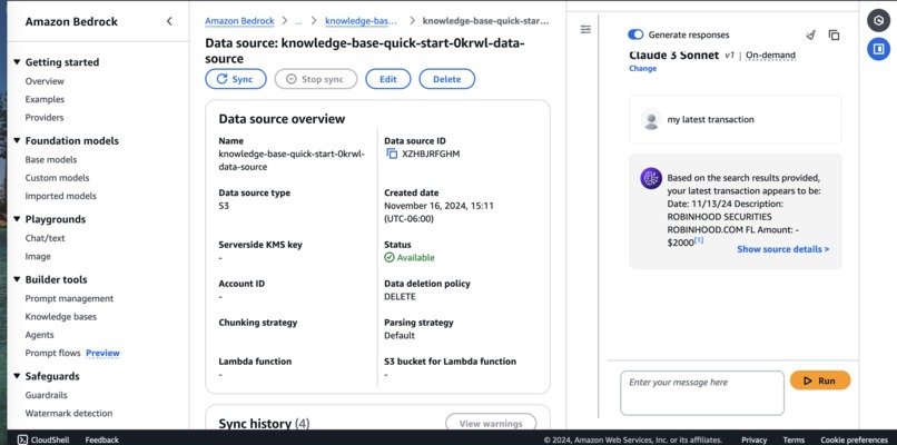 AI-Powered Banking Assistant – screenshot 2