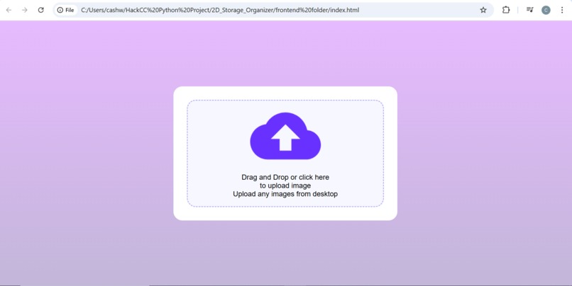 Storage Organizer Application – screenshot 3