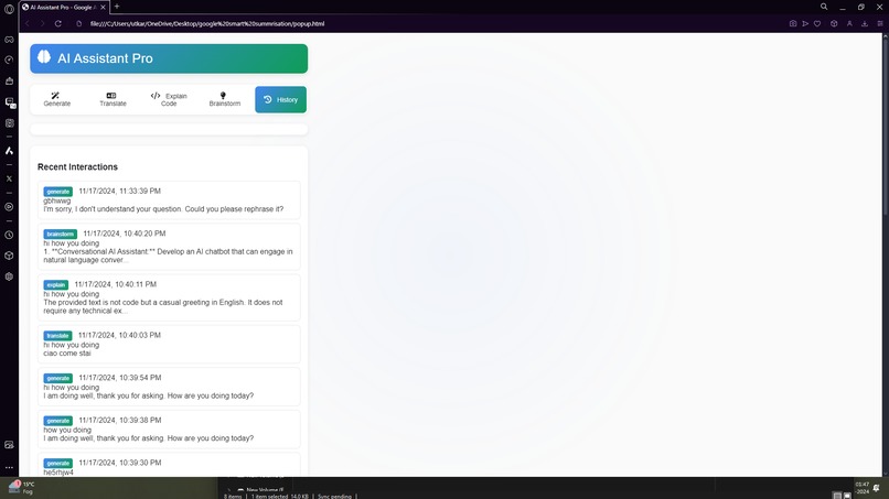 AI-Assistant-Pro---Chrome-Extension – screenshot 5